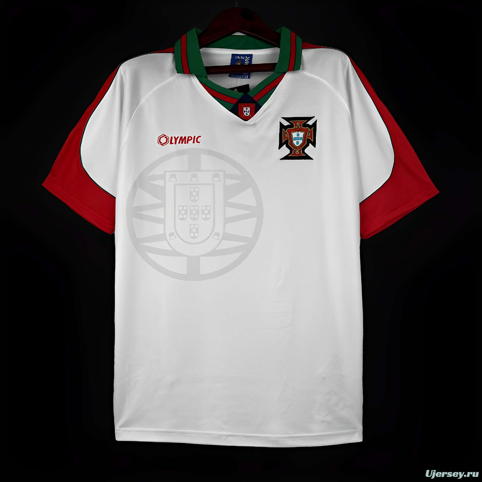 Retro 1996 Portugal Away White Jersey