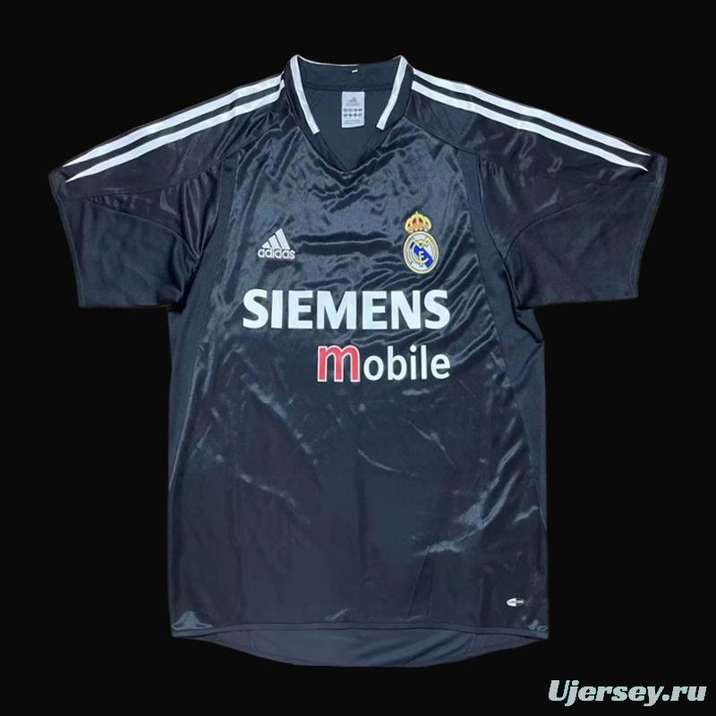 Retro 04/05 Real Madrid Third Black Jersey