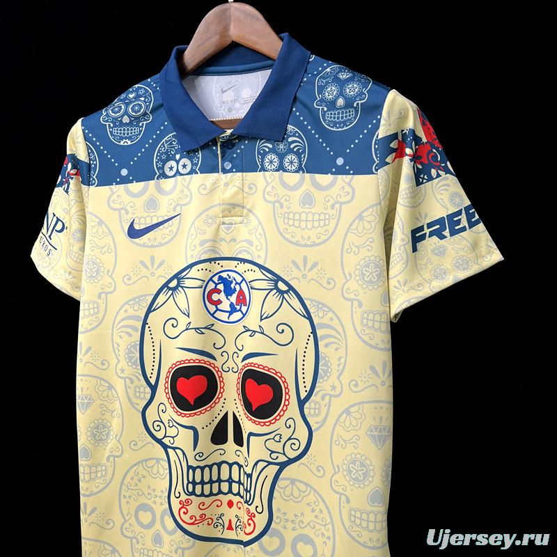 23/24 Club America Yellow Day of the Dead Special Jersey