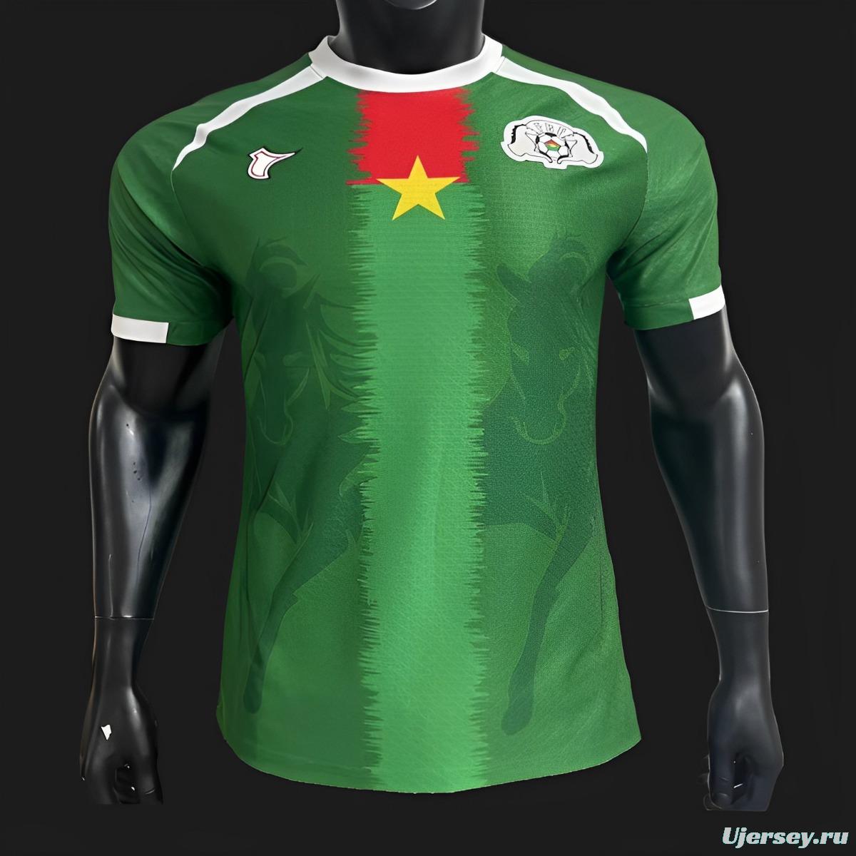 Player Version 2023 Burkina Faso Home Jersey