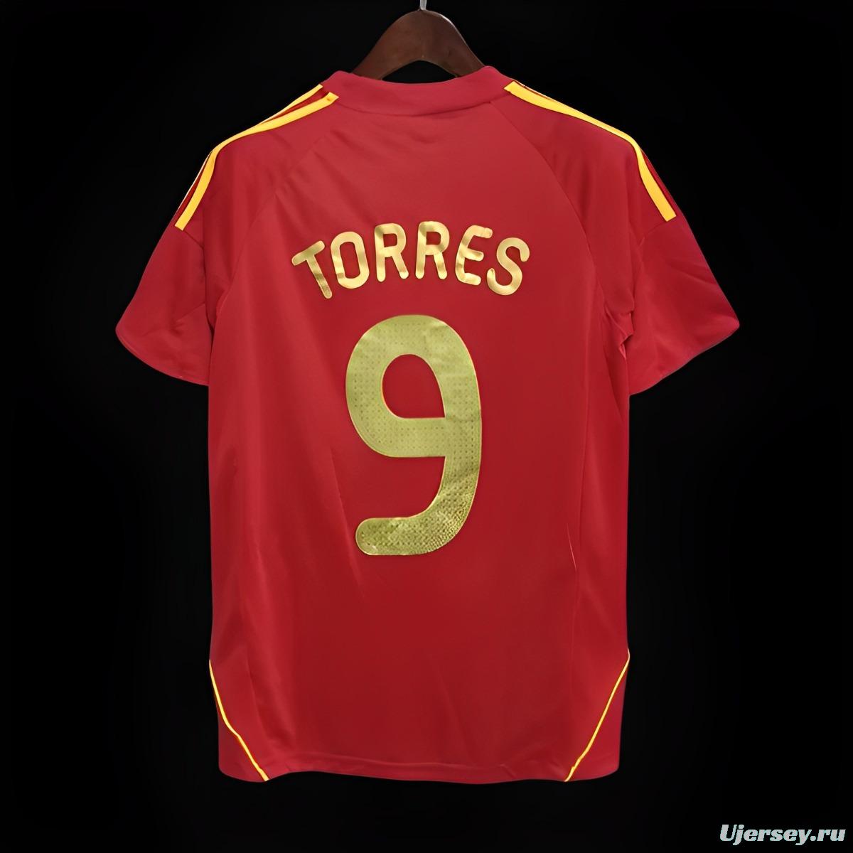 Retro 2008 Spain Home Jersey