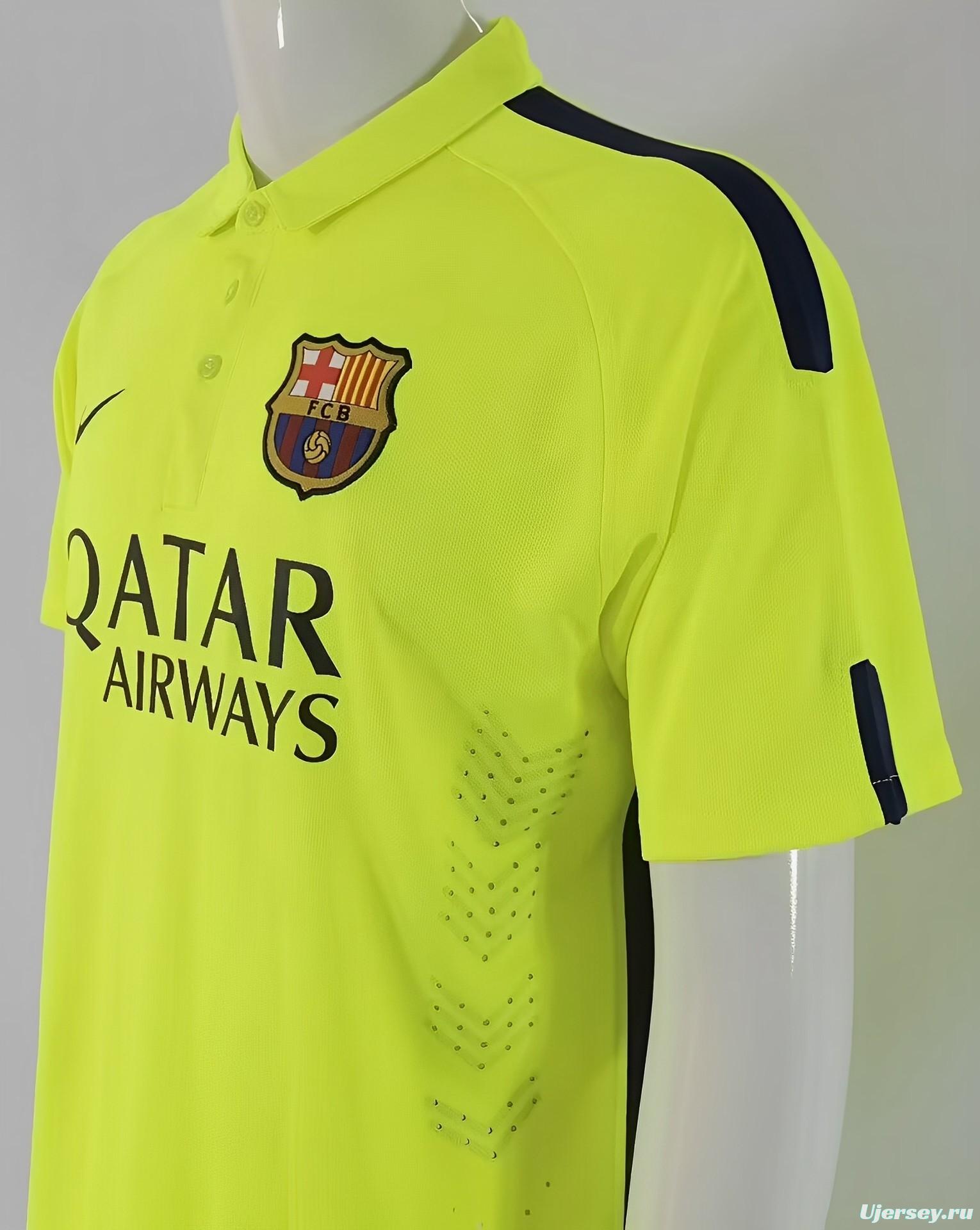 Retro 14/15 Barcelona Third Green Jersey