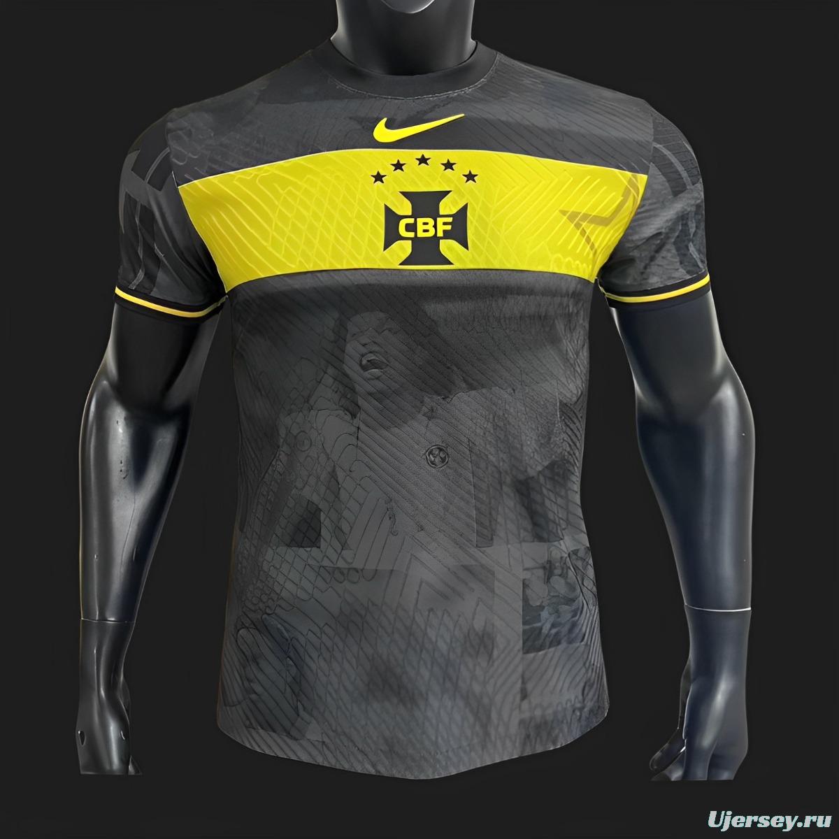 Player Version 2023 Brazil Black/Yellow Jersey