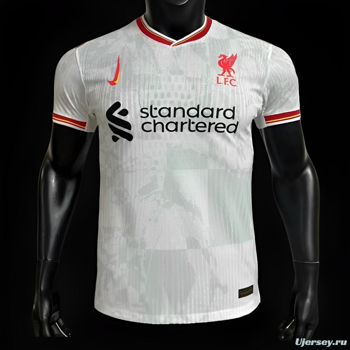 Player Version 24/25 Liverpool Third White Jersey