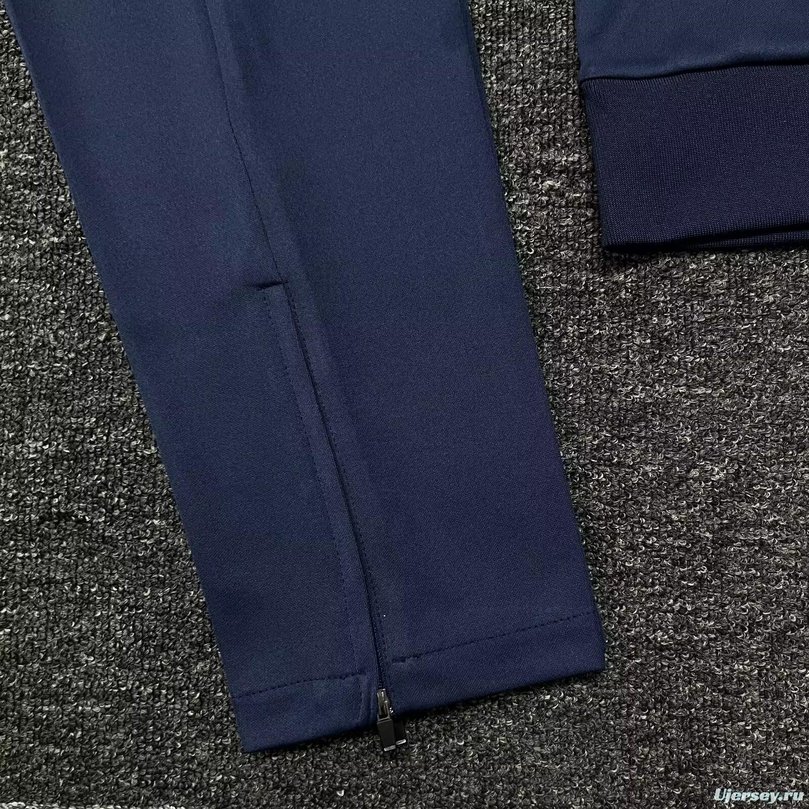 23/24 Porto Navy Full Zipper Jacket+Long Pants