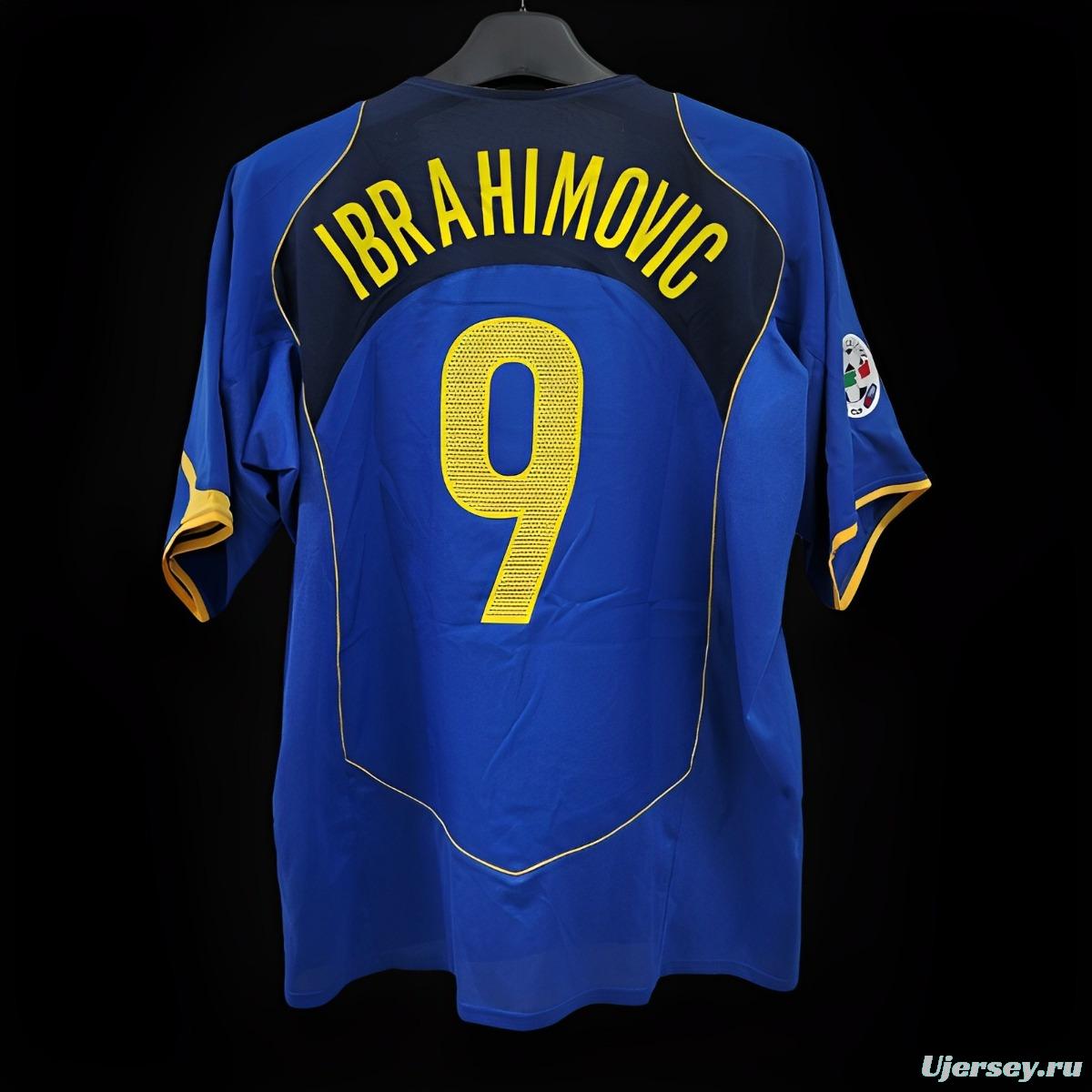 Retro 04/05 Juventus Away Blue Jersey