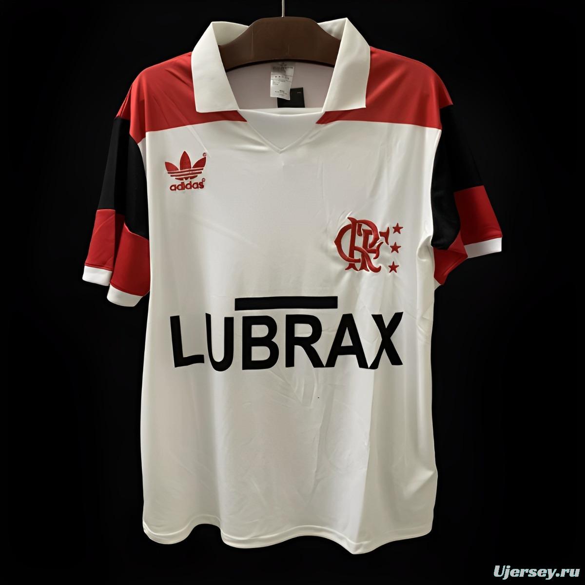 Retro 85/86 Flamengo Away White Jersey