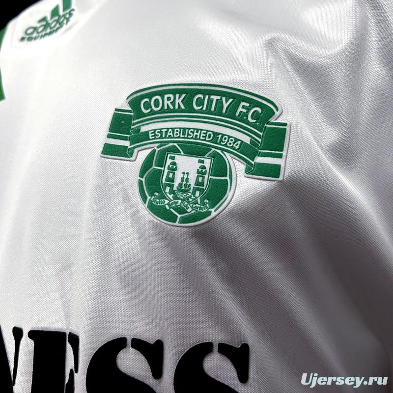 Retro 1992/94 Ireland Cork City Away Soccer Jersey