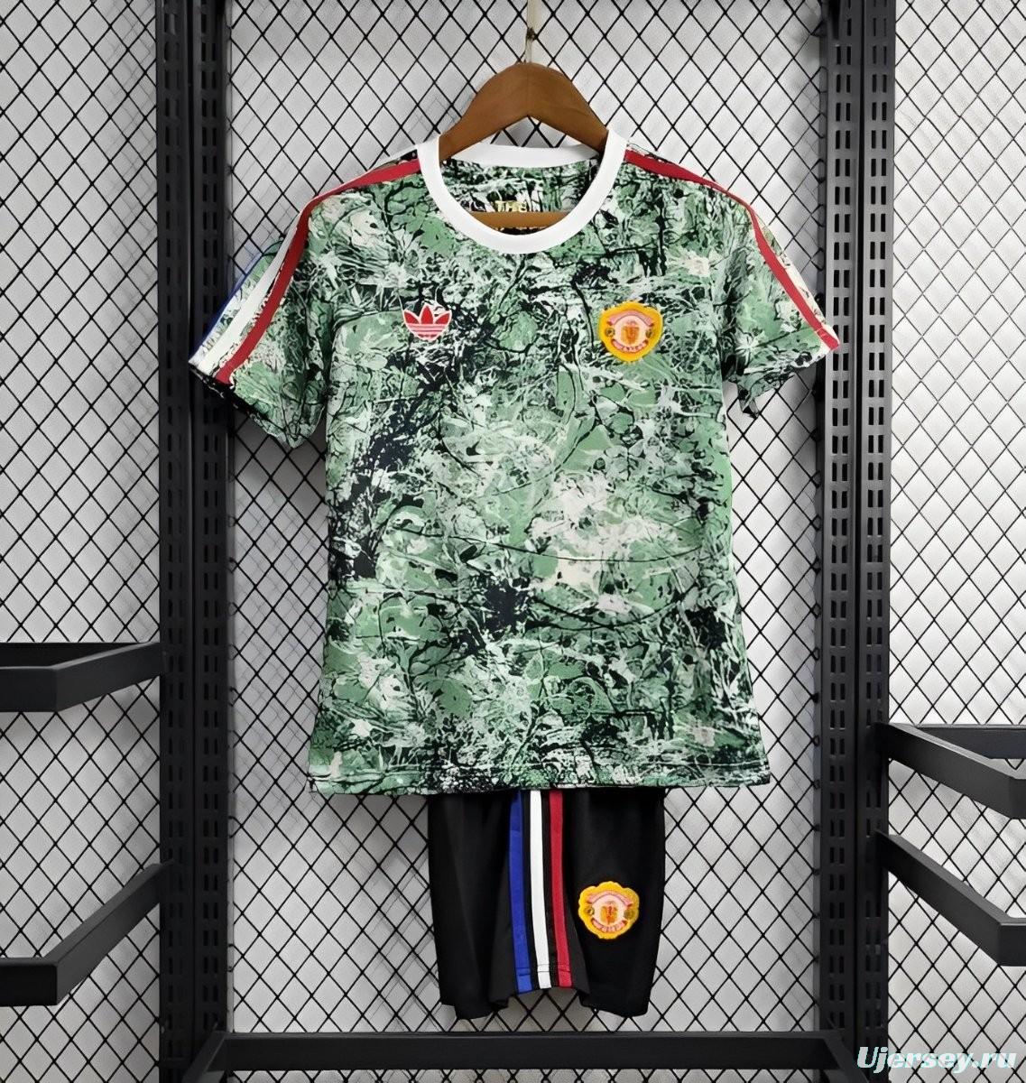 24/25 Kids Manchester United F.C X Stone Roses Icon Jersey