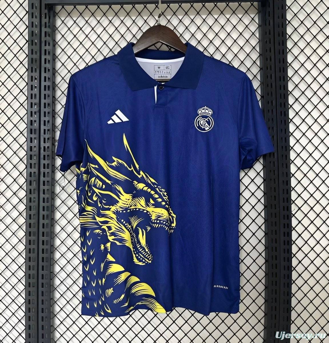 24/25 Real Madrid Yellow Dragon Jersey