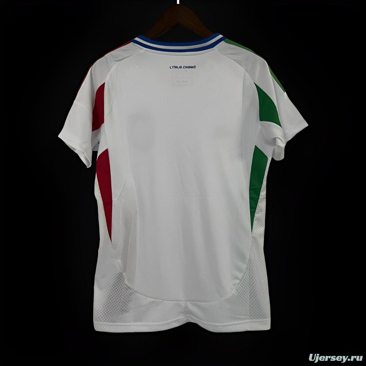 2024 Women Italy Away White Jersey