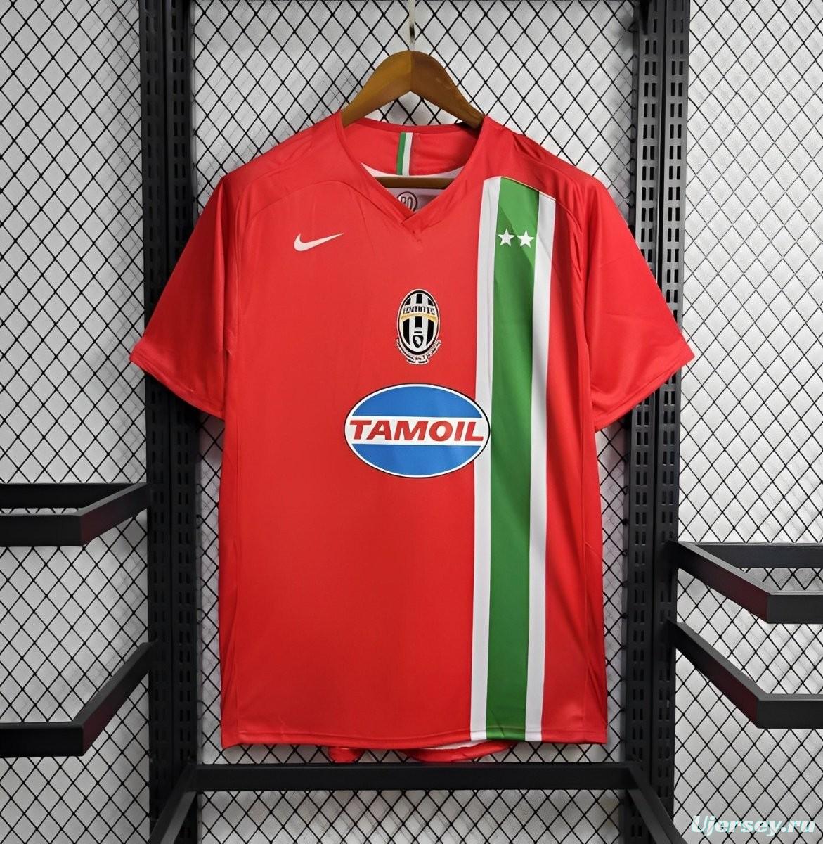 Retro 05/06 Juventus Away Red Jersey