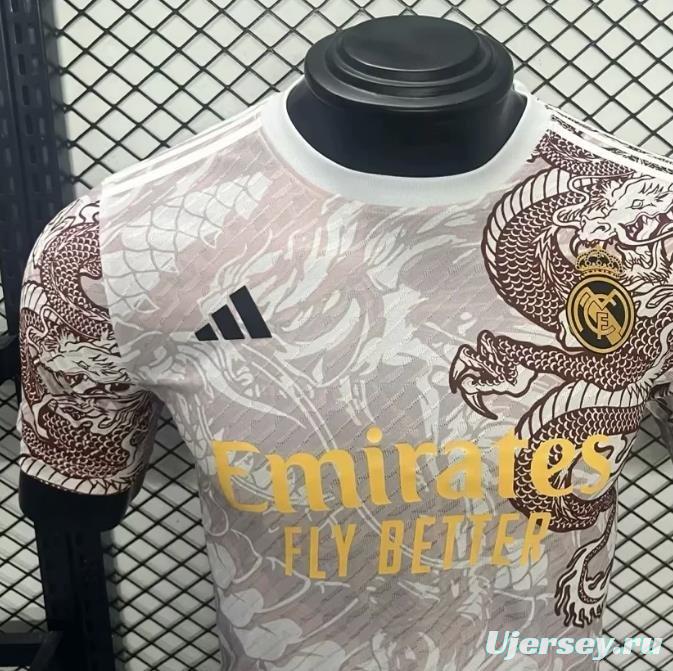 Player Version 23/24 Real Madrid Brown Dragon Special Jersey