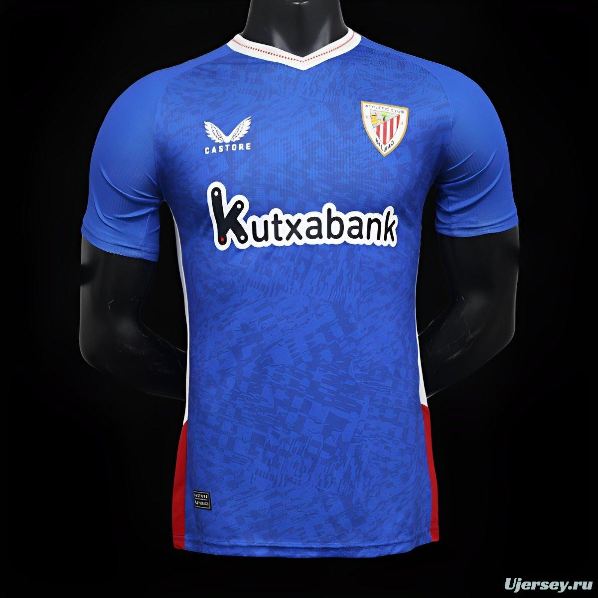 Player Version Athletic Bilbao Away Blue Jersey