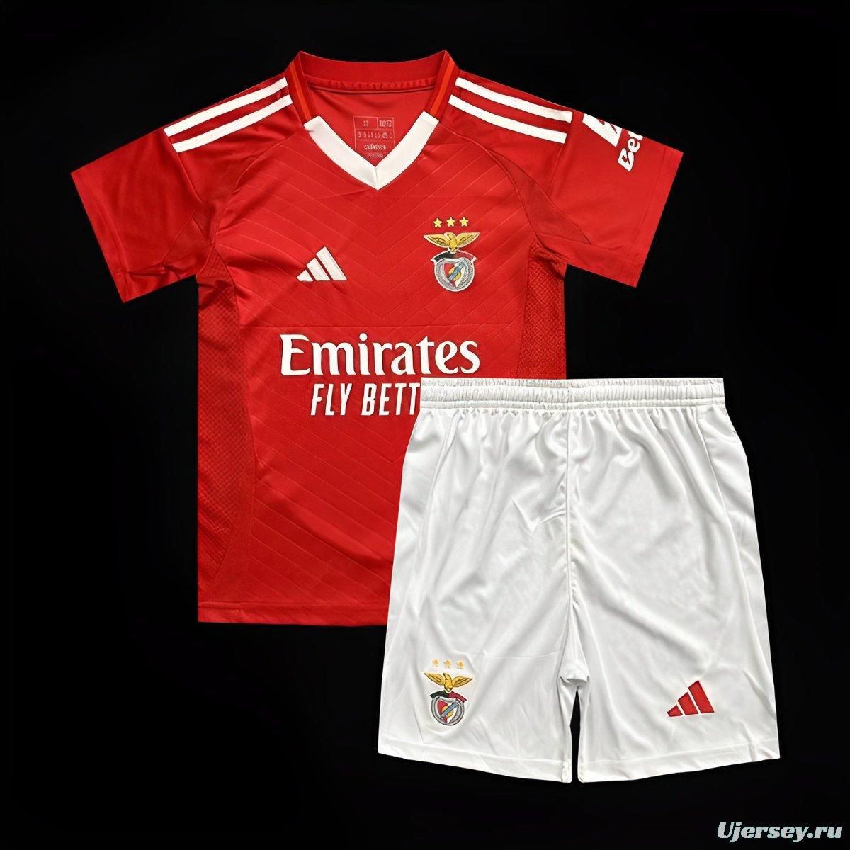 24/25 Kids Benfica Home Jersey