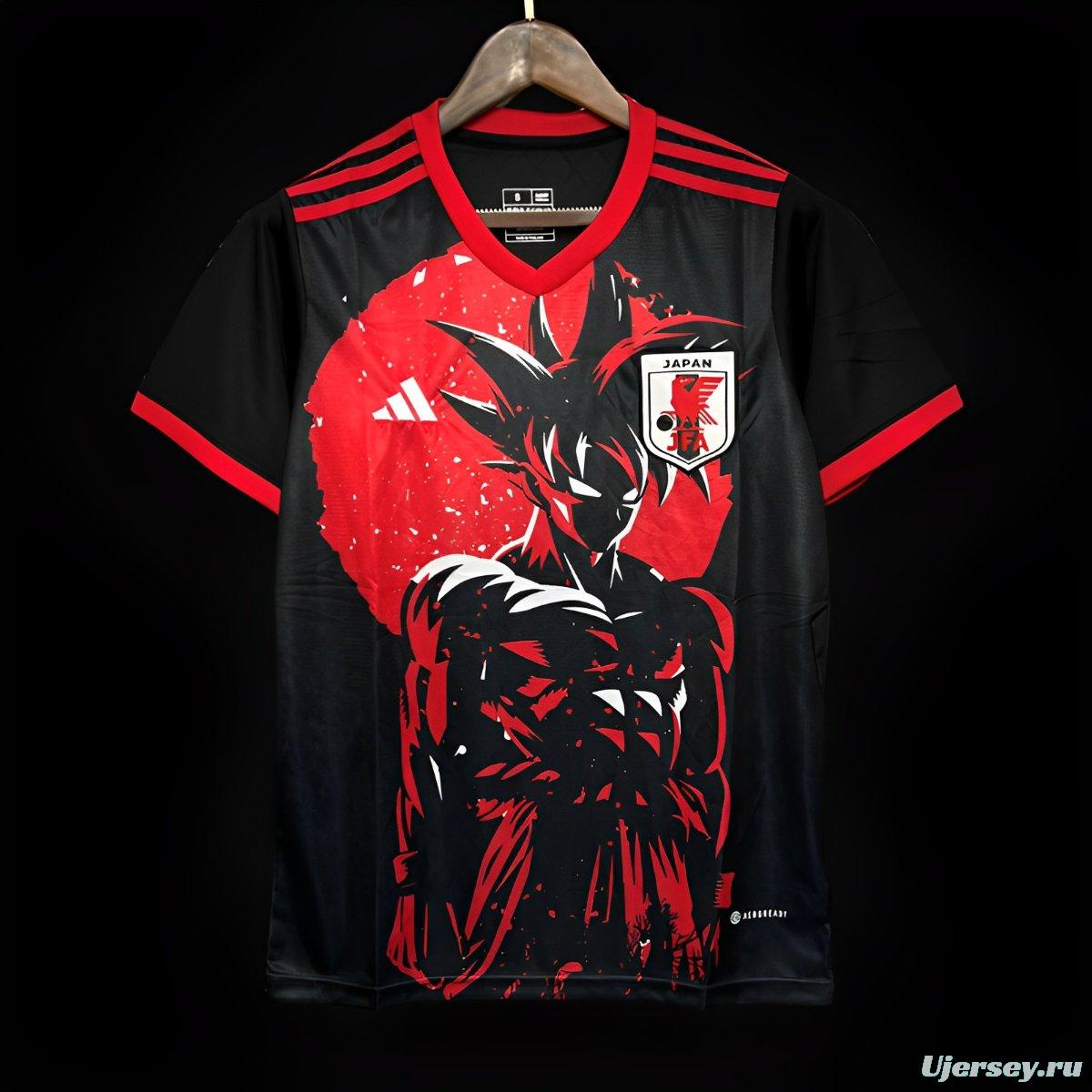 2024 Japan Dragon Ball Goku Red/Black Jersey