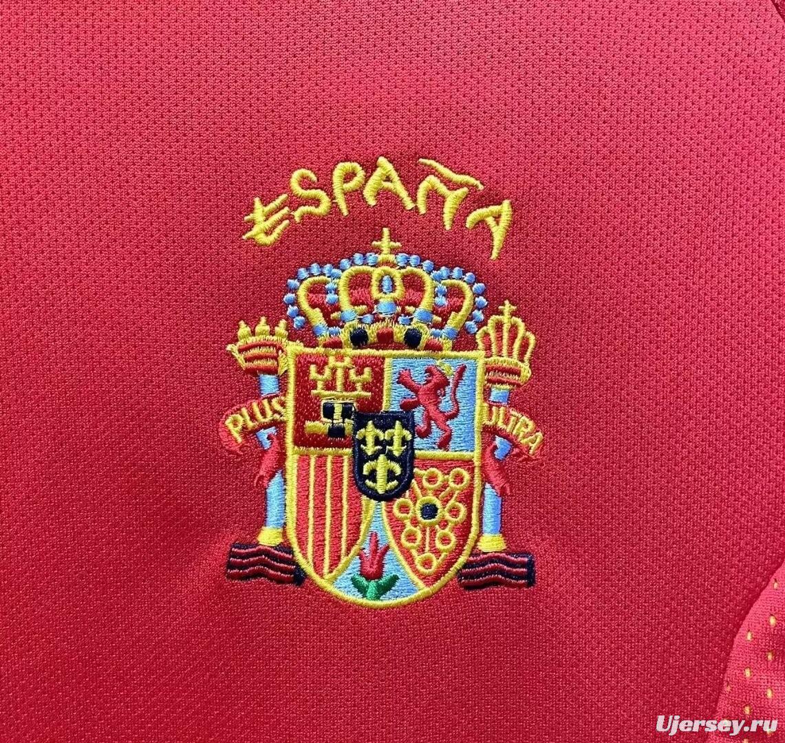 Retro 2002 Spain Home Jersey