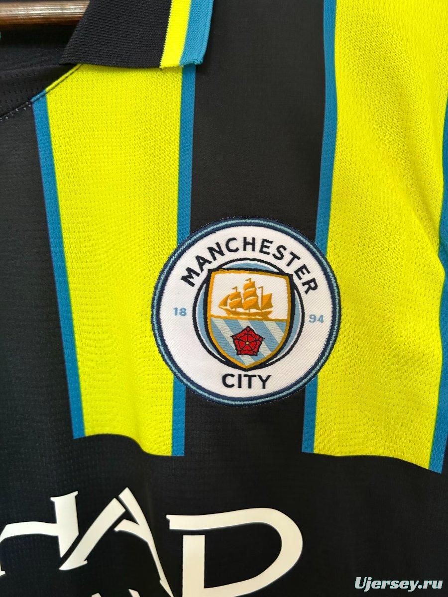 24/25 Manchester City Away Yellow Jersey