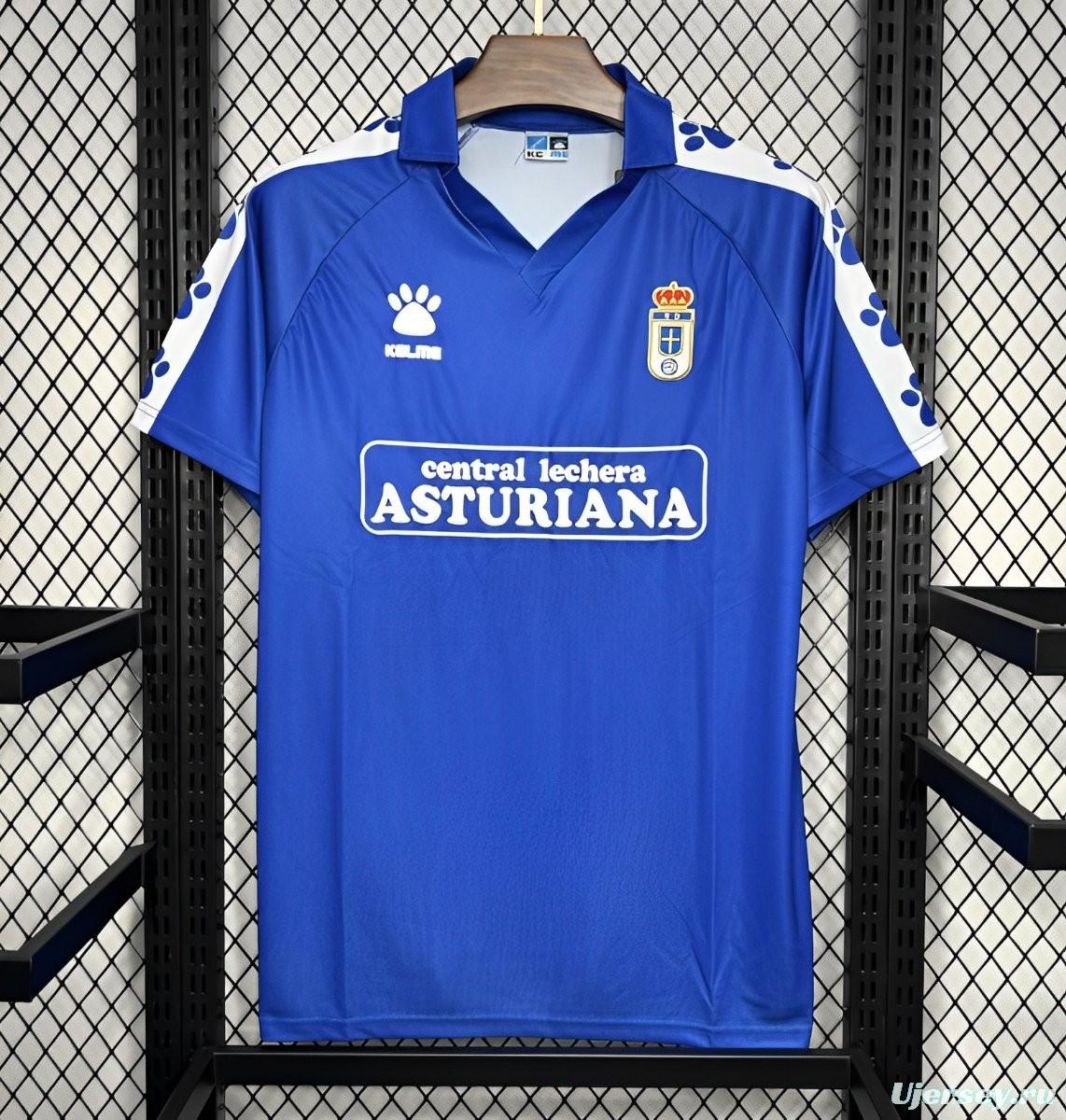 Retro 90/91 Real Oviedo Home Jersey