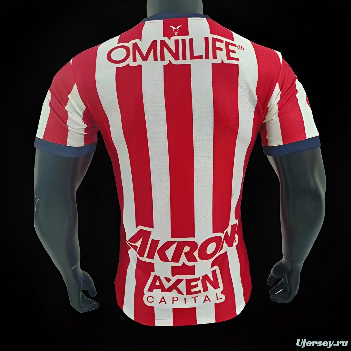 Player Version 24/25 Chivas Guadalajara Home Jersey