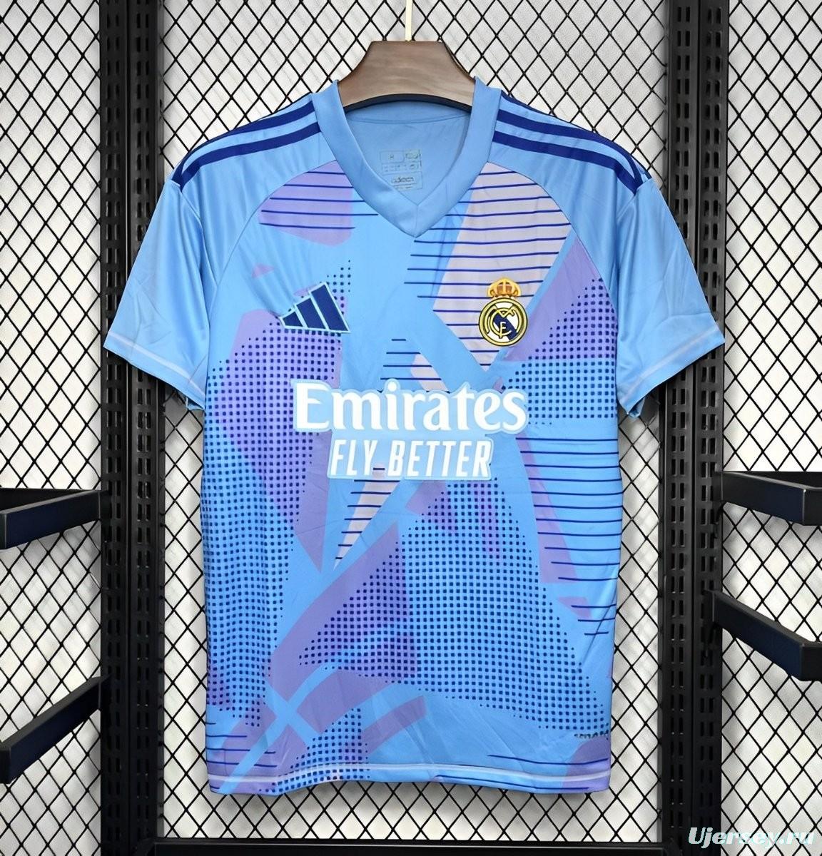 24/25 Real Madrid Goalkeeper Blue Jersey