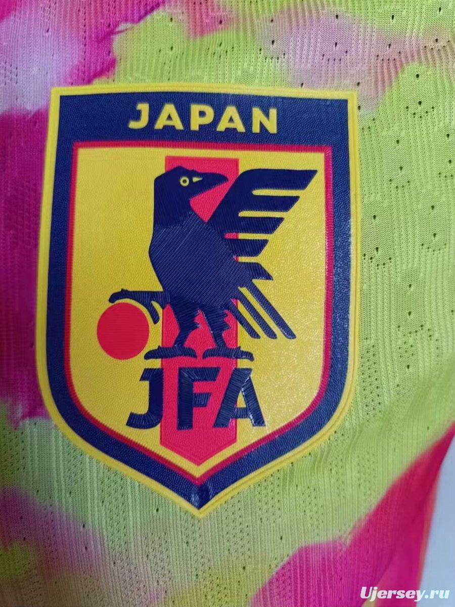 Player Version 2024 Japan Pink/Yellow/Blue Special Jersey