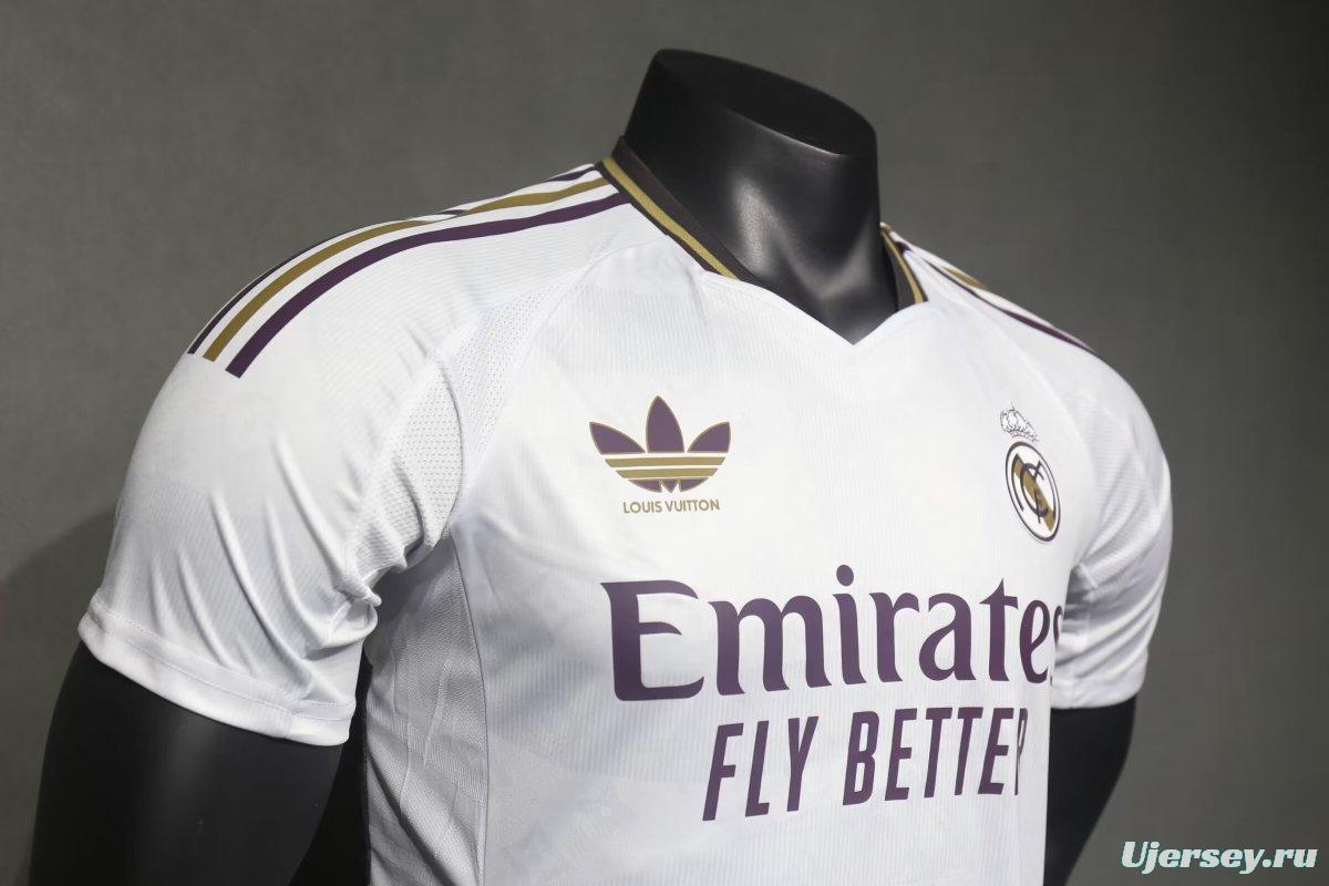 Player Version 24/25 Real Madrid x LV White Special Jersey