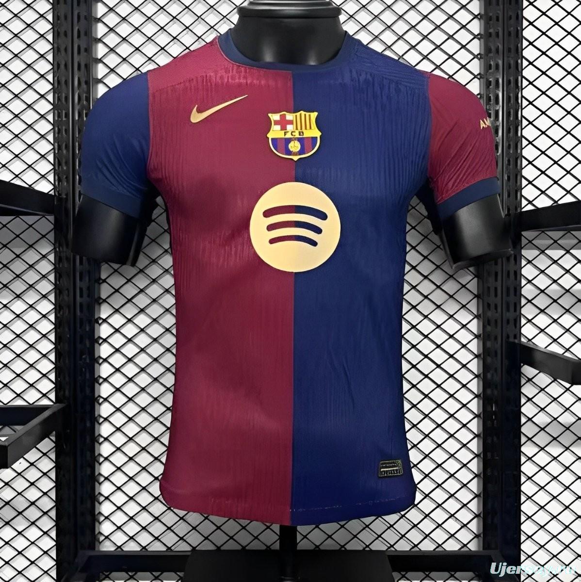 Player Version 24/25 Barcelona Home 125th Anniversary Jersey