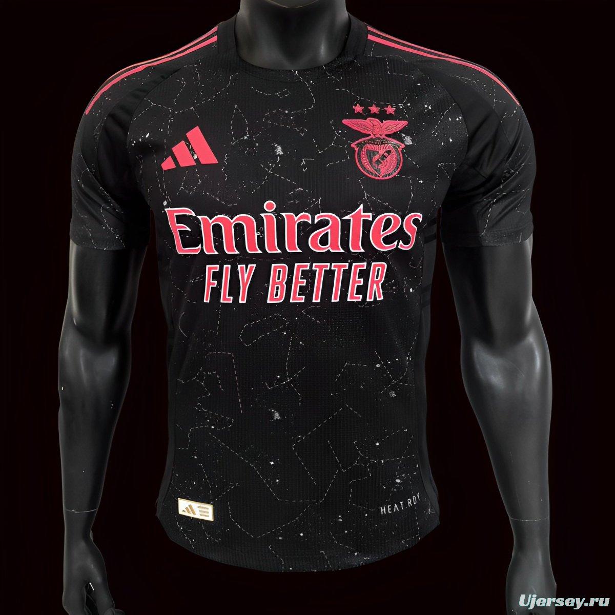 Player Version 24/25 Benfica Away Black Jersey