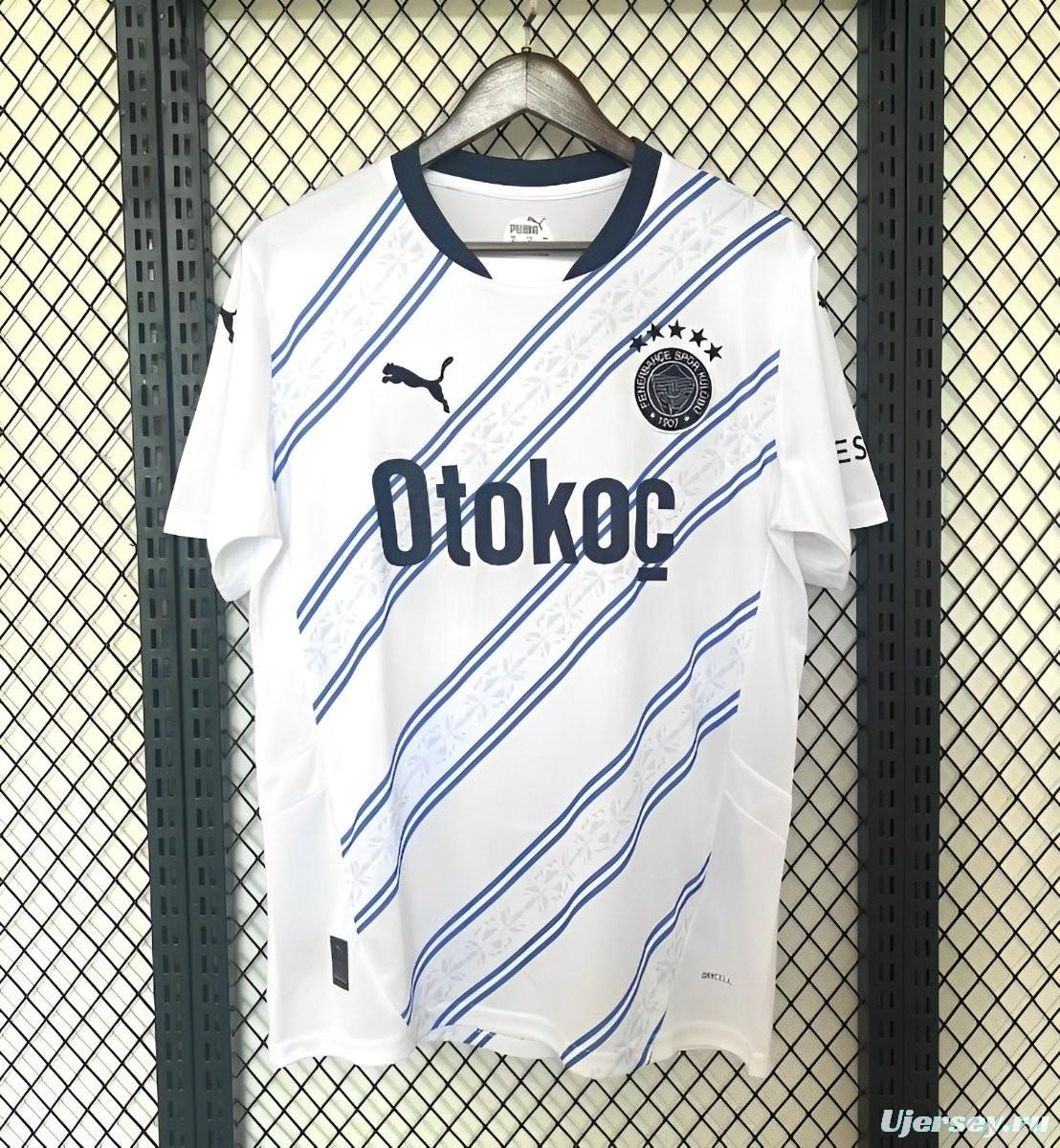 24/25 Fenerbahce Away White Jersey