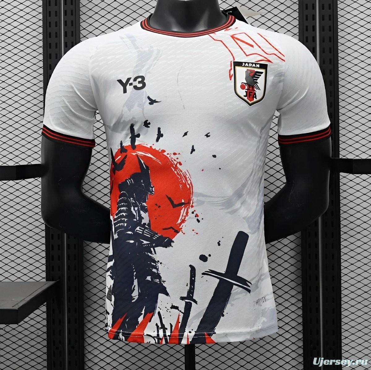 Player Version 2024 Japan White Japanese Samurai Jersey