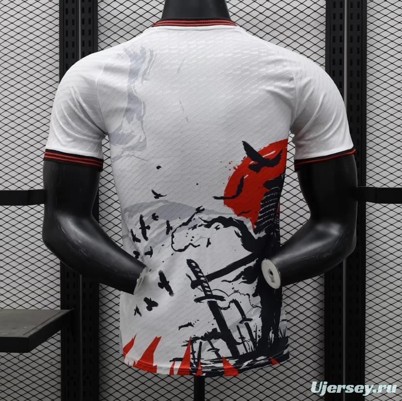 Player Version 2024 Japan White Japanese Samurai Jersey