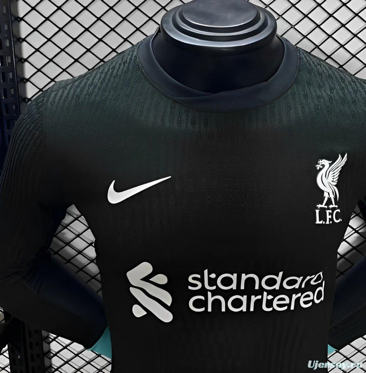 Player Version 24/25 Liverpool Away Long Sleeve Jersey