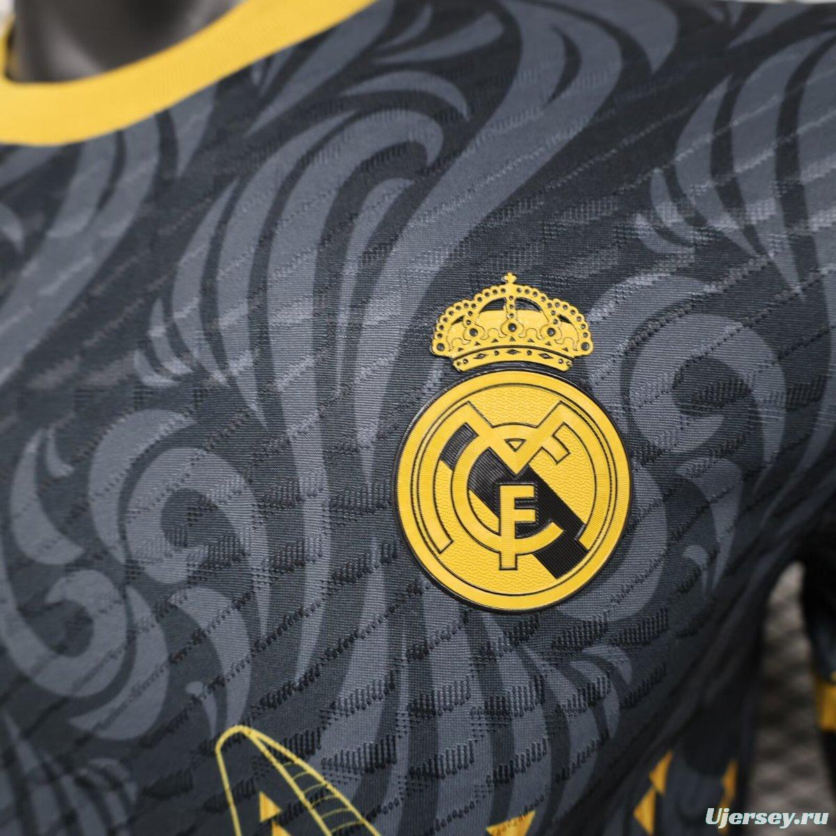 Player Version 24/25 Real Madrid Black/Golden Special Jersey