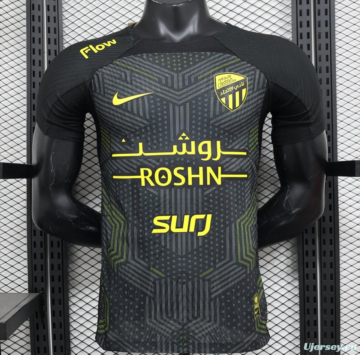 Player Version 24/25 Al-Ittihad Third Black Jersey