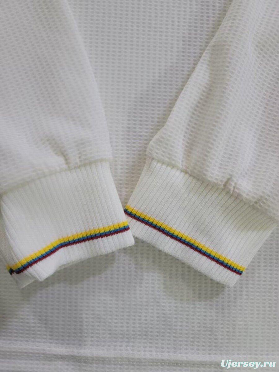 2024 Colombia White 120Th Anniversary Long Sleeve Jersey