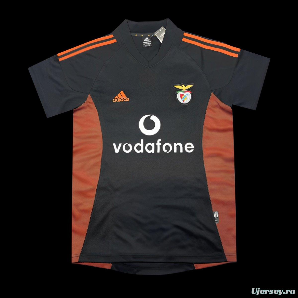 Retro 02/03 Benfica Away Black Jersey