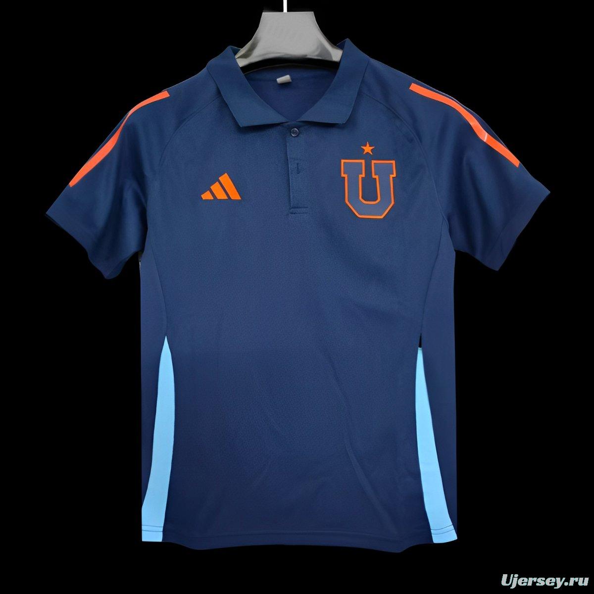 25/26 Universidad de Chile 2025 Training Blue Jersey