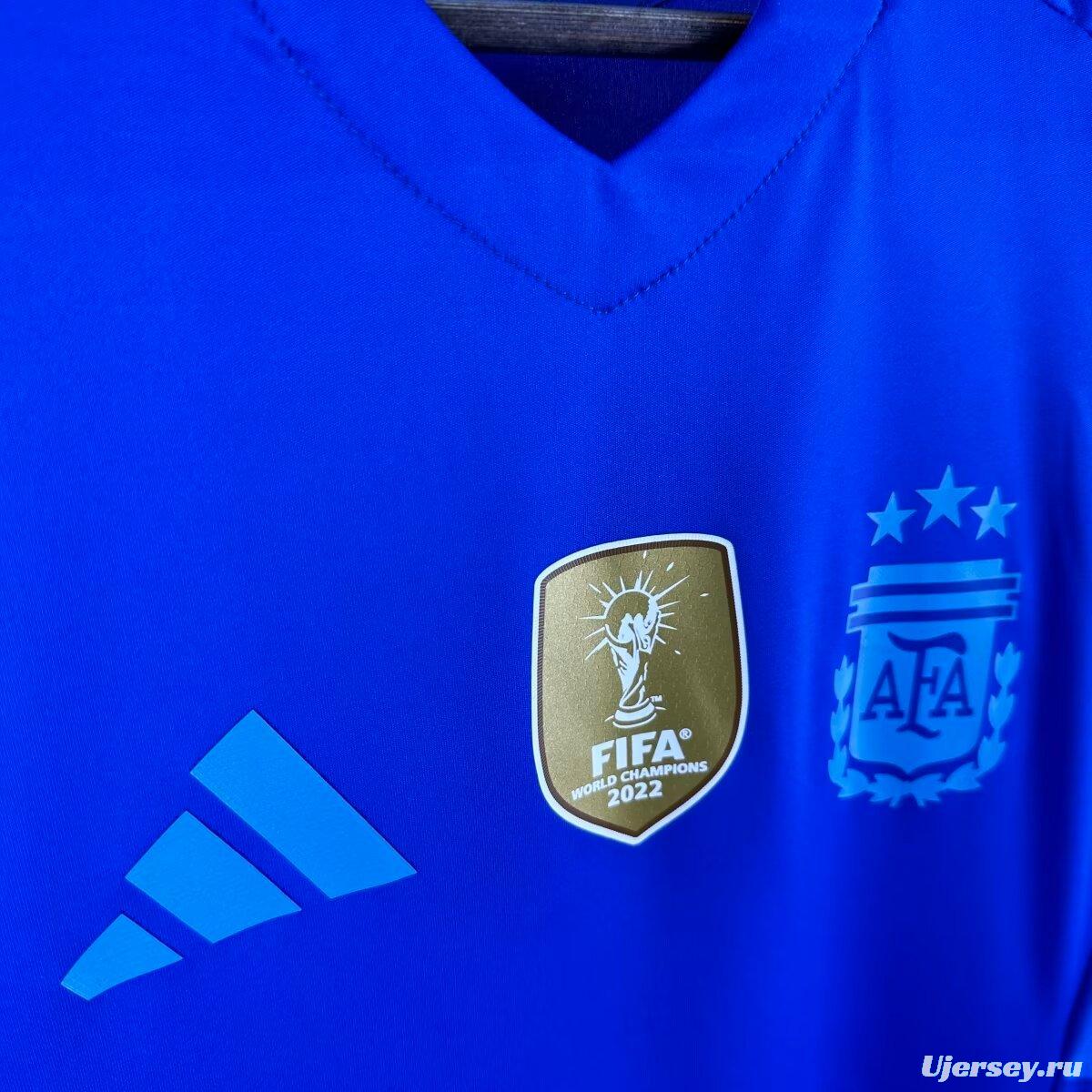 Player Version 2025 Argentina Away Blue Jersey