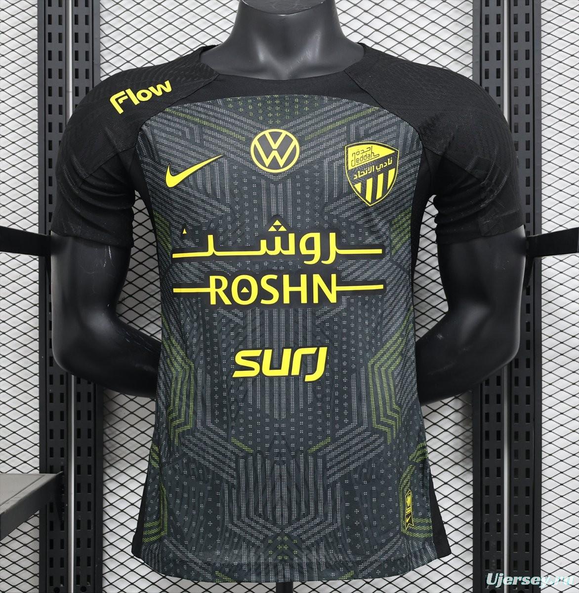 Player Version 25/26 Al-Ittihad Third Black Jersey