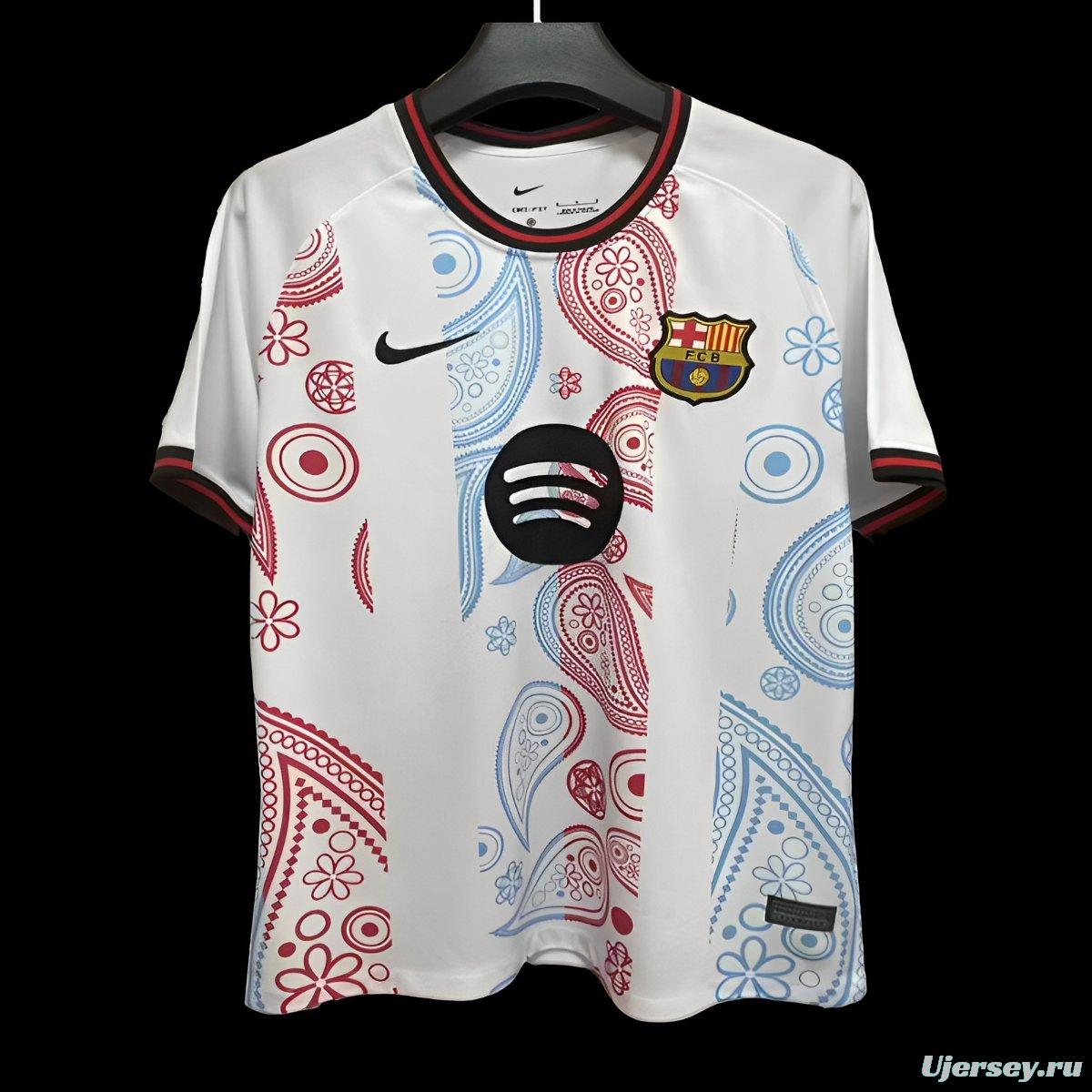 24/25 Barcelona White 125th Anniversary White Special Jersey