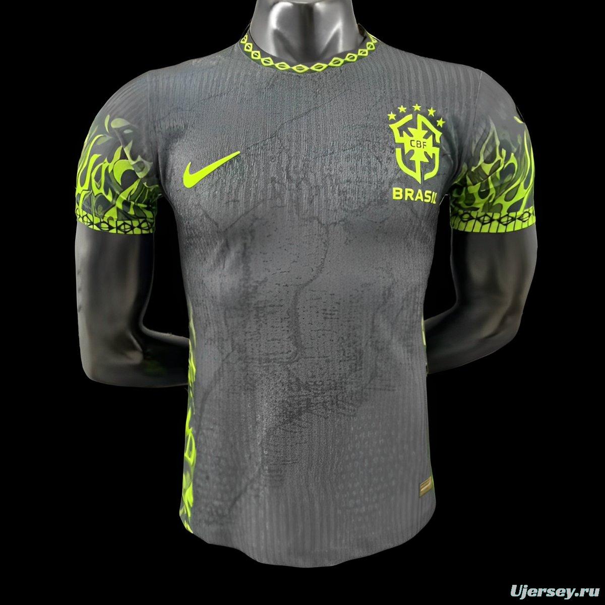 Player Version  2025 Brazil Grey Special Jersey