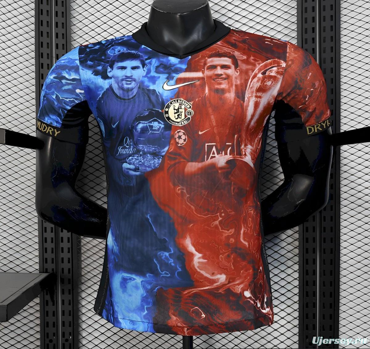 2025/26 Player Version Manchester United Ronaldo Chelsea Messi Special Edition Jersey