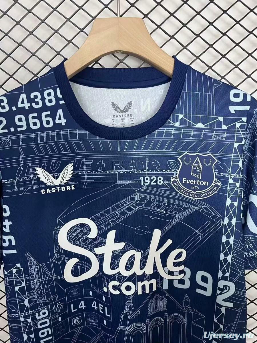 24/25 Everton  Farewell Pre-Match Jersey
