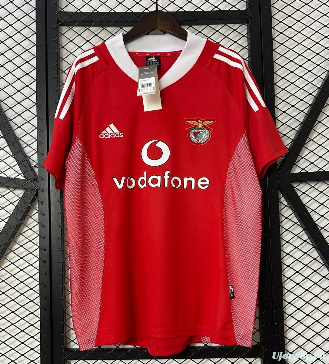 Retro 02/03 Benfica Home Jersey