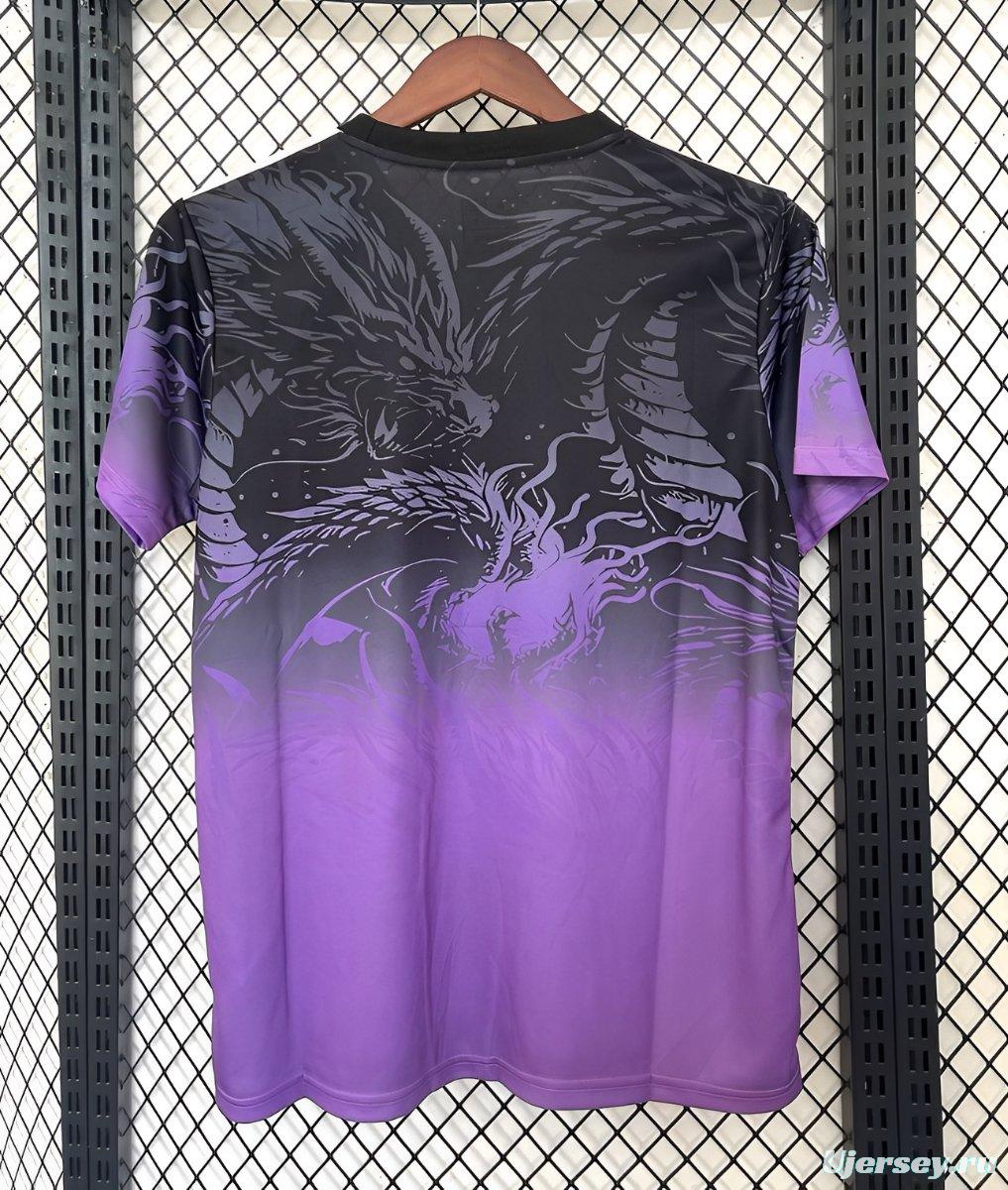 25/26 Real Madrid "Obsidian Dragon" Special Purple Jersey