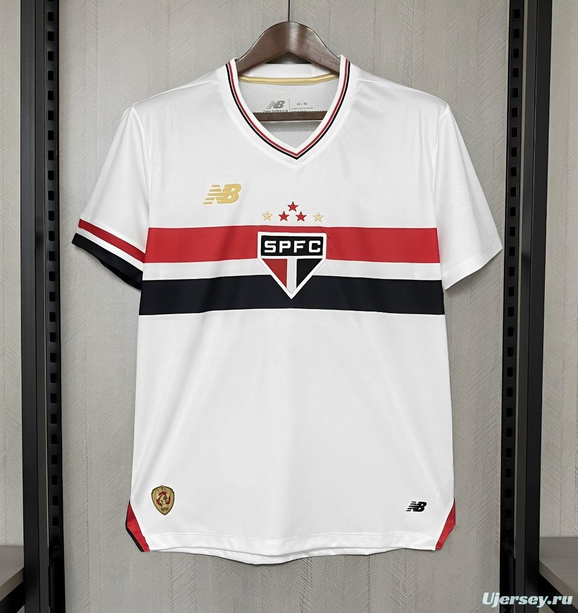 25/26 São Paulo Home Jersey S-XXXXL