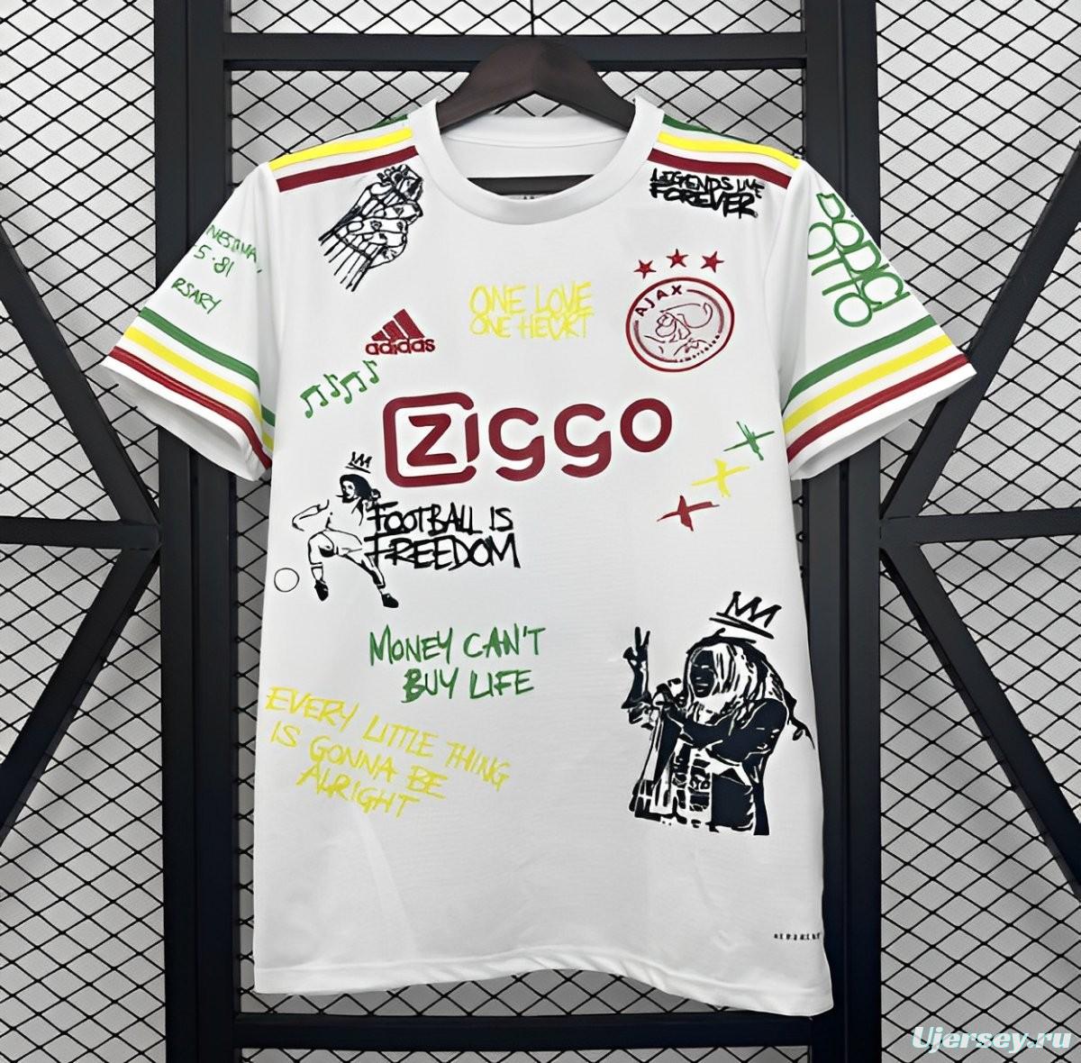 25/26 Ajax Amsterdam Bob Marley 40th Jersey