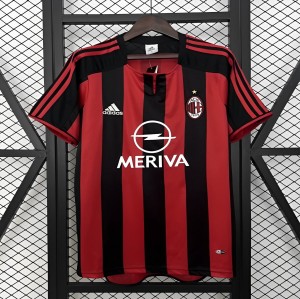 03/04 AC Milan Home Retro Jersey