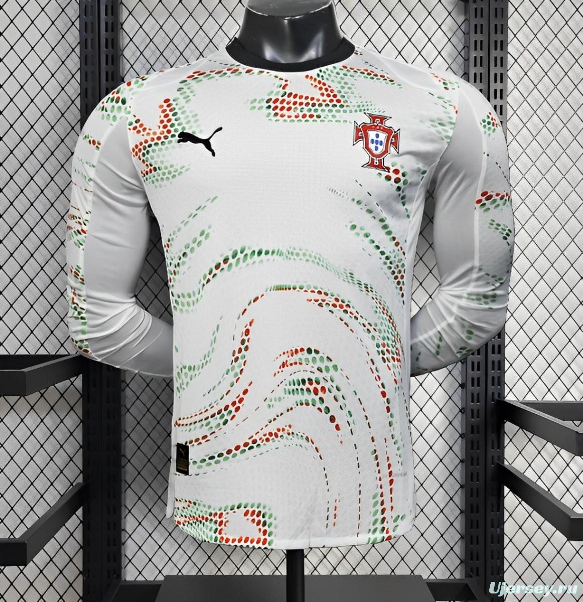 25/26 Player Version Portugal Away Long Sleeve Jersey